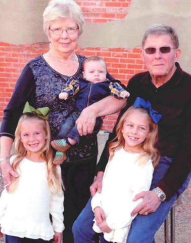 Dick and Arlene Boxwell with grandchildren Lakyn, Sutter and Victoria