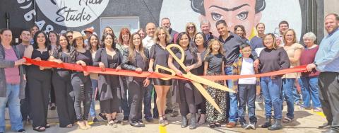 RIBBON CUTTING FOR FRIDA’S HAIR STUDIO