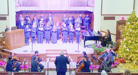“MESSIAH” PERFORMED IN PERRYTON— George Frideric Handel’s “The Messiah” was performed for the 67th year on Sunday, Nov. 27, at First United Methodist Church in Perryton. More than 40 musicians from Perryton and surrounding communities came together to perform the seasonal classic.