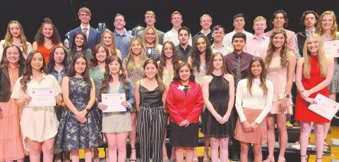 PHS scholars recognized at Academic Awards