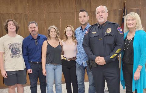 RETIREMENT RECEPTION FOR CHIEF SMITH