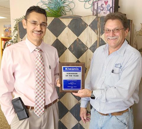 HARTSFIELD NAMED KIWANIAN OF THE YEAR