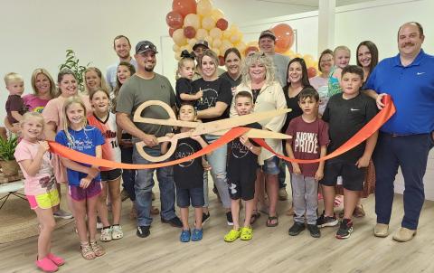 RIBBON CUTTING FOR GRAZE WITH AIMEE