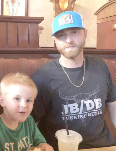 Colt Stiles with son Jace