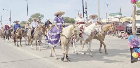 PARADE WINNERS - LIVE ANIMALS— Perryton’s Wheatheart of the Nation Celebration parade brought thousands of viewers out to enjoy the show on Saturday, Aug. 23. The winner of the Live Animal division of parade entries was Alma Gomez’s horseback riding group.