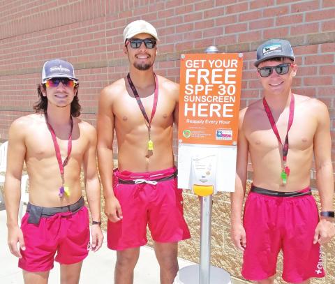 HARRINGTON FOUNDATION PROVIDES SUNSCREEN DISPENSERS