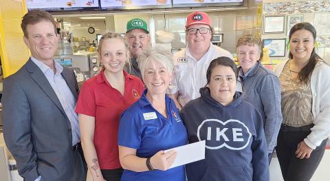 DONATIONS MADE FOR NEW HOME FOR TORNADO VICTIMS