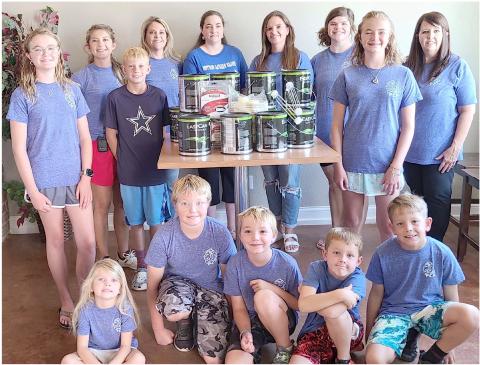 PAINT DONATION TO PCA