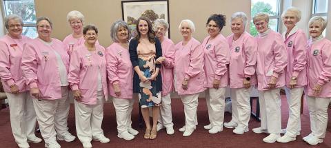 PINK LADIES WELCOME DR. O’BIERNE