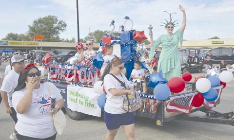 The Wheatheart of the Nation Celebration parade brought thousands of people out on Saturday, Aug. 22, to watch the spectacle. The winner in the Commercial Float category was Interstate Bank.
