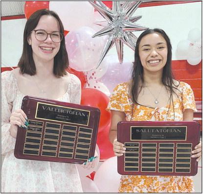 VALEDICTORIAN AND SALUTATORIAN NAMED