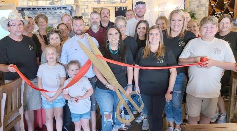 RIBBON CUTTING FOR SIP-A-ROO
