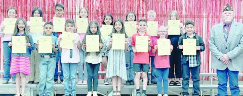 FOURTH GRADE CITIZENSHIP AWARDS—