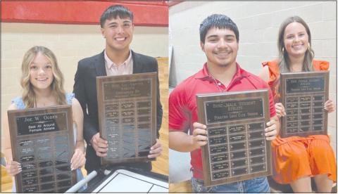 TOP HIGH SCHOOL ATHLETES HONORED AT CEREMONY