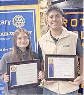 Sabrina Nyman and Mason Carranza