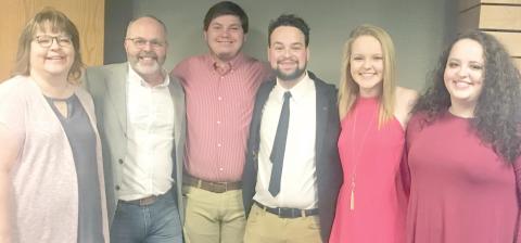 Dyan and Kevin Harrison with son-in-law Austin DeWitt, son Kelin Harrison, and daughters Kaydee Harrison and Keeley DeWitt
