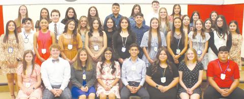 NEW NHS MEMBERS INDUCTED AT PHS