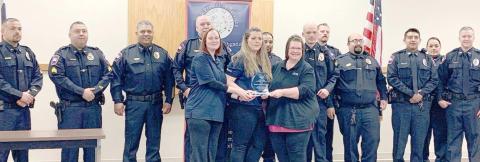 PERRYTON POLICE AWARDED FOR EXEMPLARY SERVICE