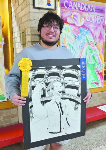 Perryton High School’s annual art show will run from May 1-10 during school hours at the high school. Visitors can also see the displayed art after school hours on May 1 and on May 8. The Best in Show and purchase prize award went to Adrian Navarrete for “Night at the Opera,” an ink pen drawing. Navarrete also received a $150 cash prize for his winning artwork.