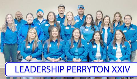 LEADERSHIP PERRYTON 2026 GRADUATES— Leadership Perryton XXIV graduated 18 people from the nine month leadership series. They included, first row, from left, Sandy Montoya, Nancy Angeles, Karel Espinoza, Jenifer Trejo and Misty Montgomery; second row, Brooke Campbell, Kevelin Cervantes, Brianna Castaneda, Janet Cummings, Brittany Mayes, Maria Herrera and Yesenia Herrera; and third row, Jesus Flores, Marcos Gonzales, Israel Banuelos, David Lewis, Savannah Brauer and Jennifer Wolfe.