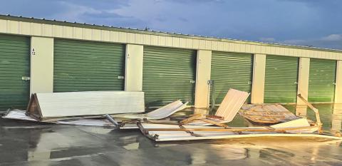 HAIL AND BRIEF TORNADOES REPORTED