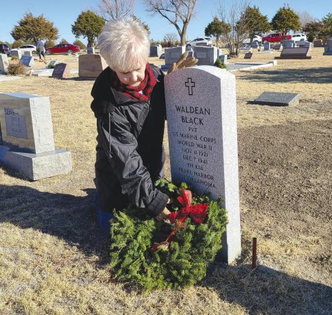 WREATHS ACROSS AMERICA HELD AT CEMETERY