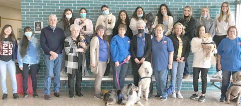THERAPY DOGS VISIT PHS