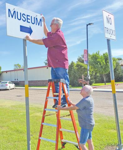 NEW SIGNS AT MUSEUM OF THE PLAINS