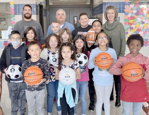 PAC DONATES SPORTS EQUIPMENT TO SCHOOLS