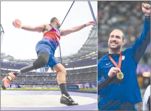 Fifth Time Paralympic Gold Medalist Jeremy Campbell in Action and With His Latest Golf Medal