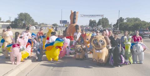 ANIMALS ON PARADE