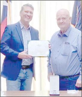 Rep. Ronny Jackson and Bobby Kile