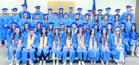 FPC GRADUATES LOCAL STUDENTS— A total of 73 students from Frank Phillips College, Allen Campus graduatedin May, at the FPC main campus in Borger. The graduating students included 24 students with Associate degrees, nine LVNs, 14 diesel mechanics, 14 welding students, and 12 cosmetology students.
