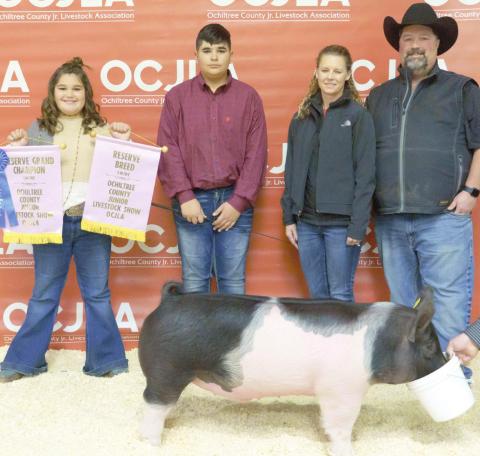 RESERVE GRAND CHAMPION SWINE