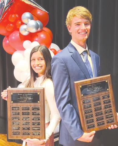 VALEDICTORIAN AND SALUTATORIAN NAMED
