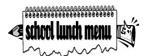 School Lunch Menu