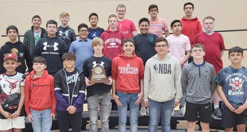 JUNIOR HIGH BOYS CHOIR TAKES SWEEPSTAKES