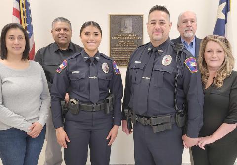 NEW OFFICERS SWORN IN