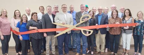 RIBBON CUTTING FOR PLAINS LAND BANK