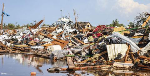 Tornado Aftermath, East of Main Street Photo by David Erickson