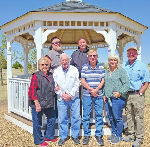 NEW GAZEBO UNVEILED AT CEMETERY