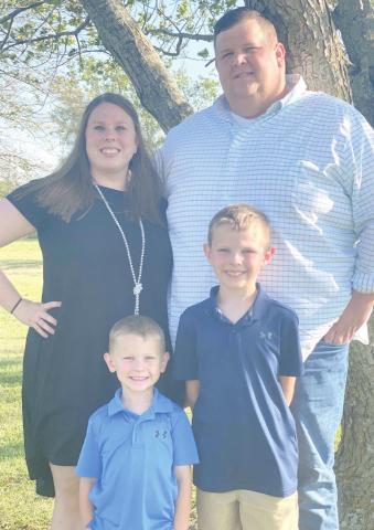 Megan and Donnie Johnson, with sons Rylan and Braylon