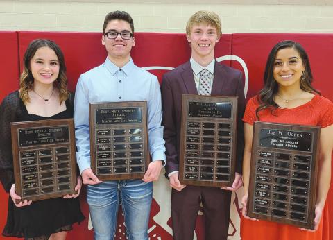 TOP HIGH SCHOOL ATHLETES HONORED