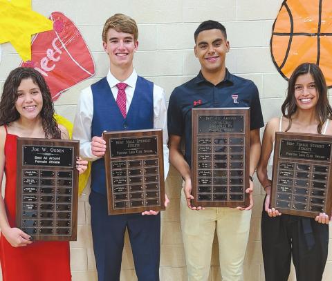 TOP HIGH SCHOOL ATHLETES HONORED