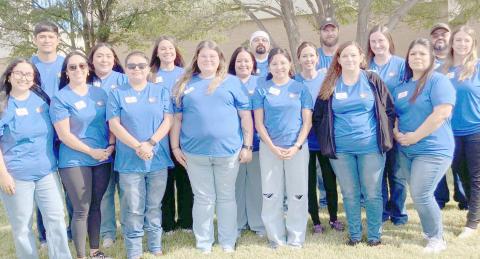 NEW LEADERSHIP PERRYTON CLASS— Leadership Perryton XXIV kicked of with a retreat for the 20 members of the class. Pictured are, first row, Karel Espinoza, Brittany Mays, Yesenia Herrera, Gisabelle Gonzalez, Jenifer Trejo, Misty Montgomery and Sandy Montoya; and second row, Israel Banuelos, Brianna Castenada, NancyAngeles, Kevelin Cervantes, Marcos Gonzales, Brooke Campbell, David Lewis, Savannah Brauer, Jesus Flores, Jennifer Wolfe. Not pictured are Maria Herrera, Robert Knauss and Janet Cummings.