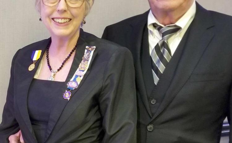 Barbara Johnson and husband Dale