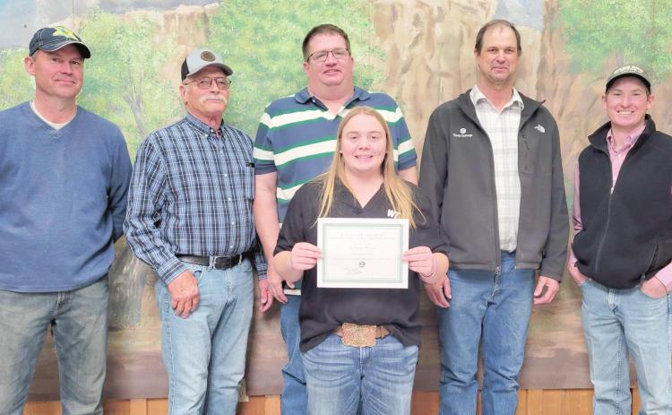 BUTLER AWARDED SWCD SCHOLARSHIP