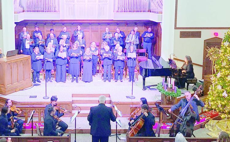 “MESSIAH” PERFORMED IN PERRYTON— George Frideric Handel’s “The Messiah” was performed for the 67th year on Sunday, Nov. 27, at First United Methodist Church in Perryton. More than 40 musicians from Perryton and surrounding communities came together to perform the seasonal classic.