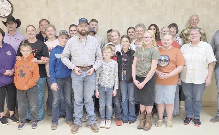 County and city residents visited the Ochiltree County Expo Center for a meet-and-greet reception for Marcus Preuninger, the county’s new Texas A&amp;M Agrilife Extension Service agent. Preuninger took over the position on Nov. 1. He has previously served as an agent in Mitchell County, Gray County, and Reno County in Kansas.