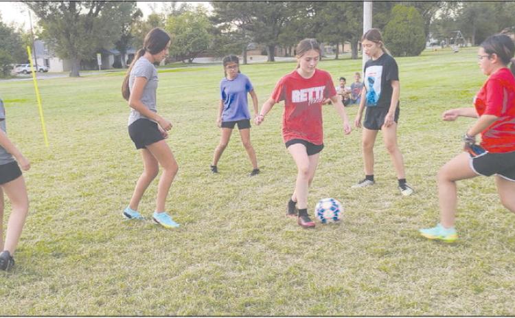 KICKING IT FOR SOCCER